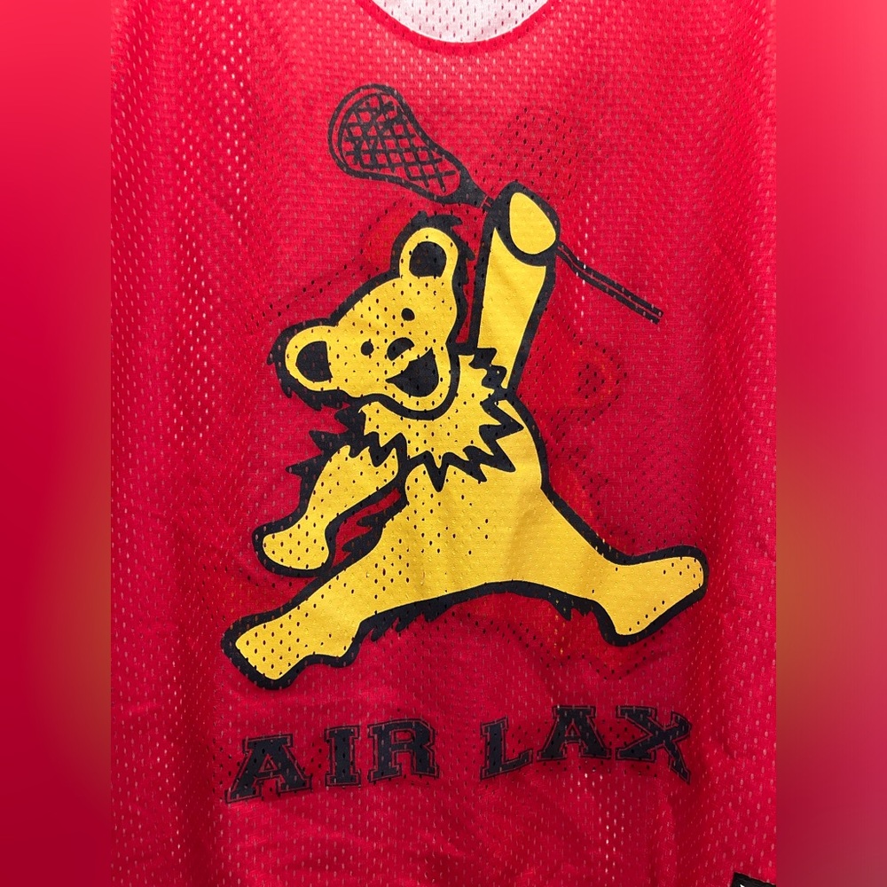 Grateful Dead Bear Lacrosse Mesh Jersey Denver XL - Picture 2 of 9